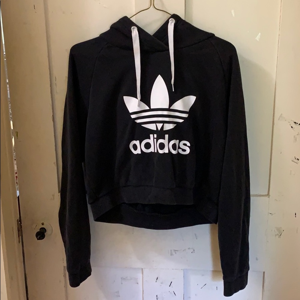 Cropped Adidas Hoodie